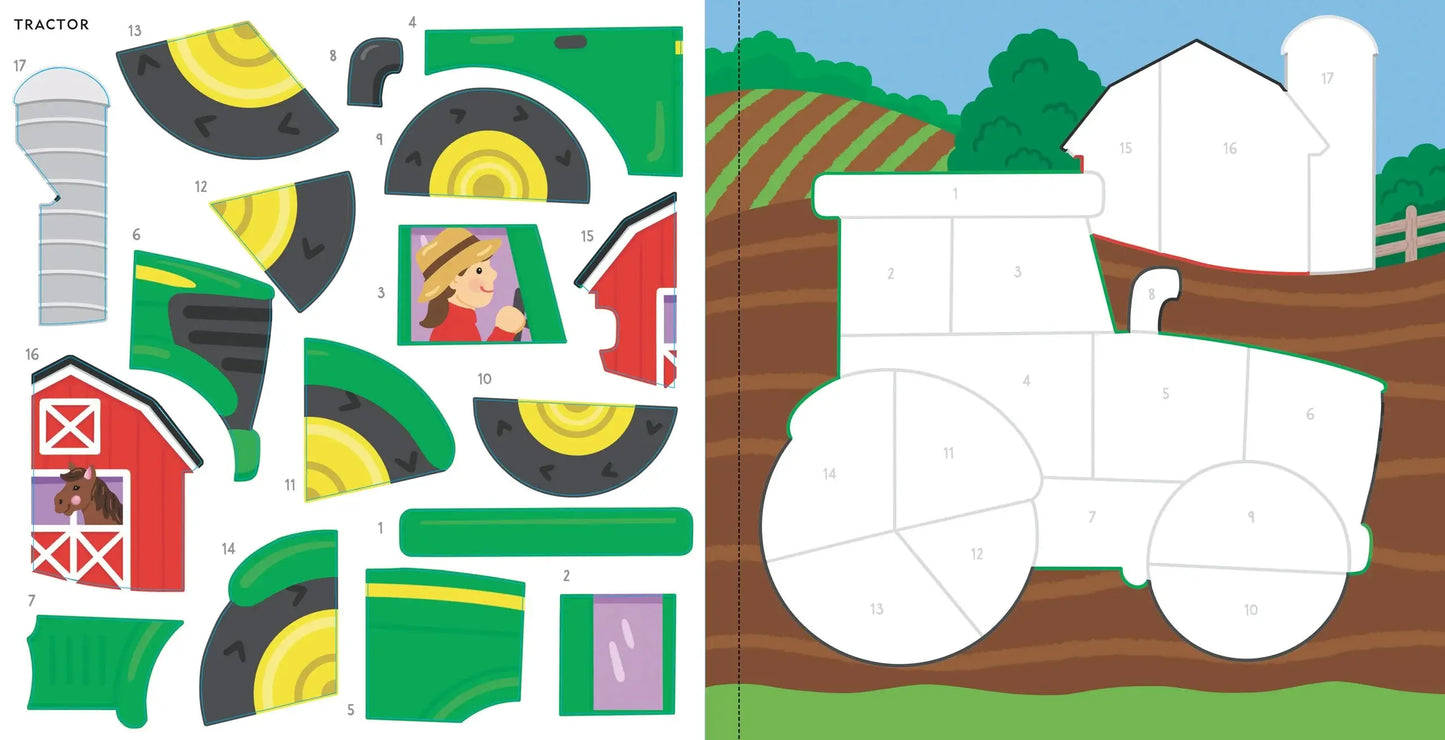 My First Color-By-Sticker Book - Cars, Trucks, & Trains