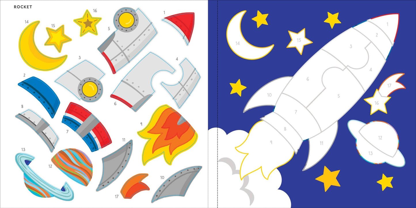 My First Color-By-Sticker Book - Outer Space