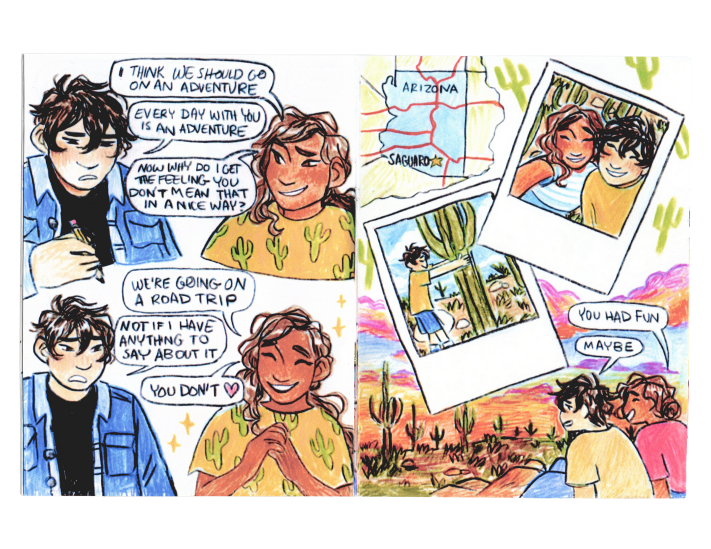 Cynthia + Daisuke - Comic Zine