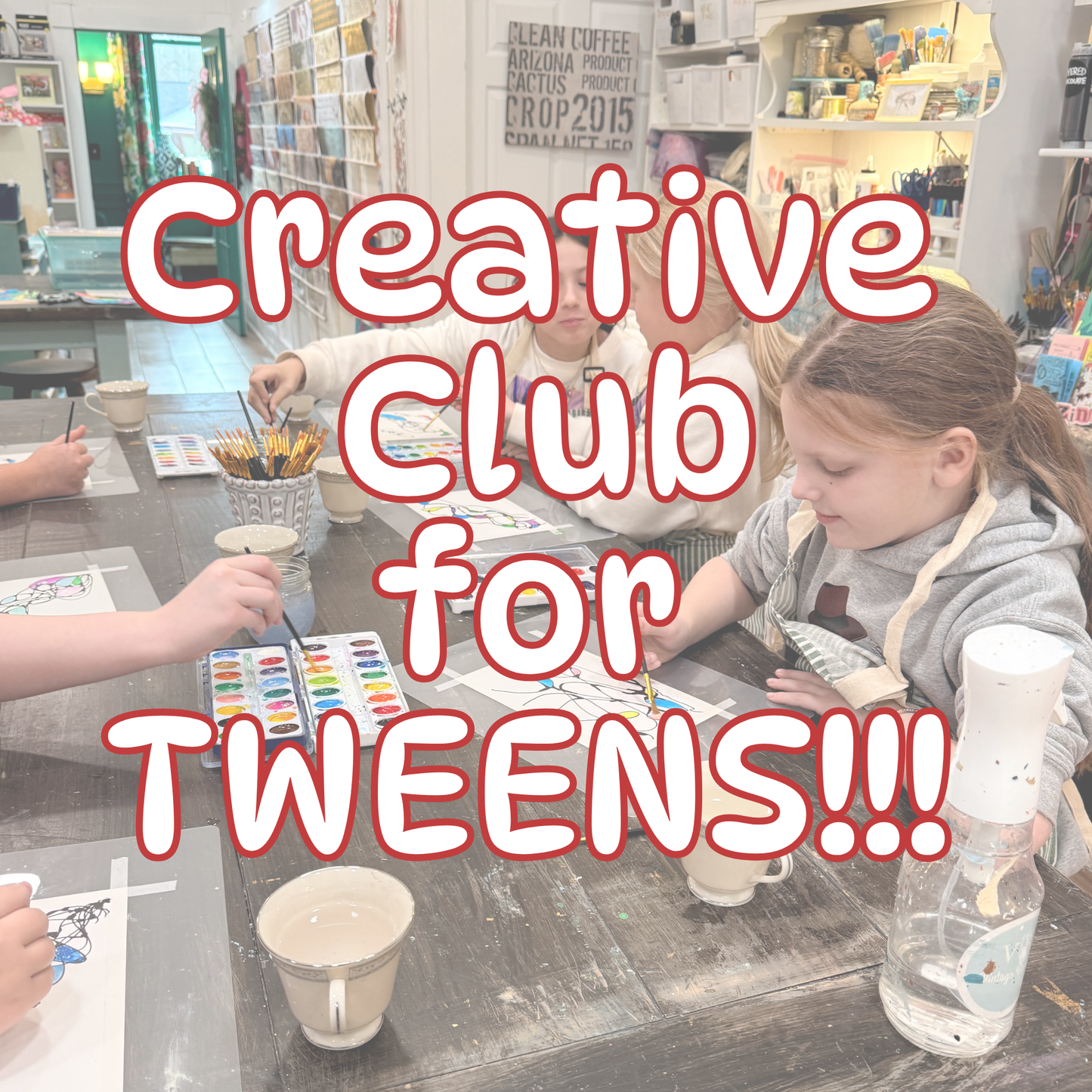 Vintage Bandits Creative Club for Tweens 3/17/26