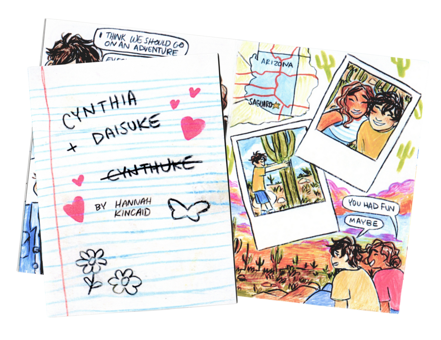 Cynthia + Daisuke - Comic Zine