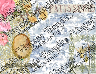 Floral Collage - Digital File