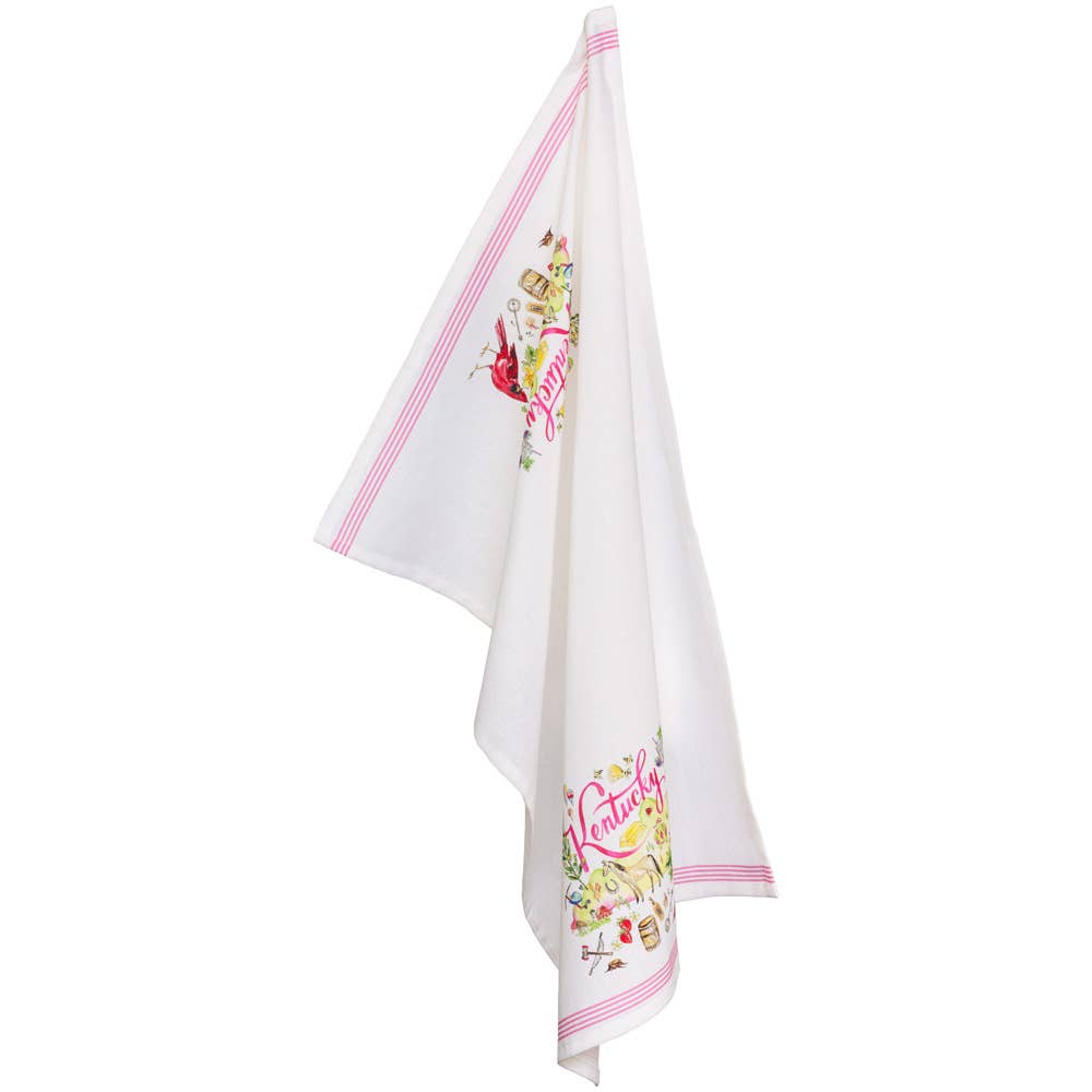 Tea Towels KY Kentucky State Collection 28" Cotton