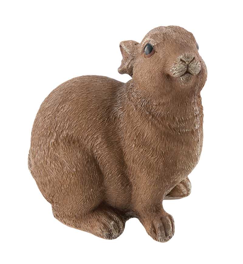Brown Resin Bunny