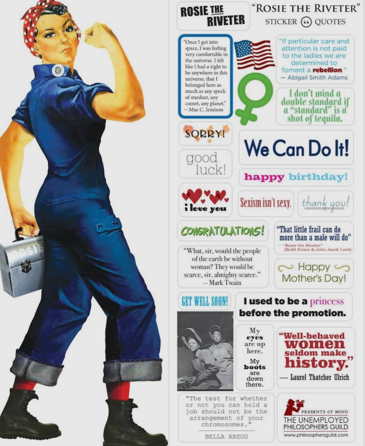 Rosie the Riveter Note Card
