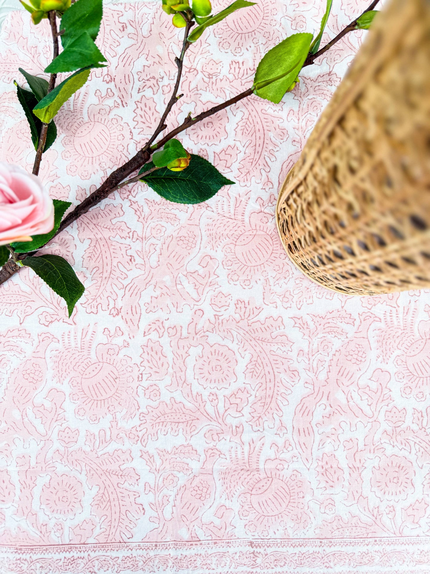 Blush Pheasant Napkins- Set of 4- 20"