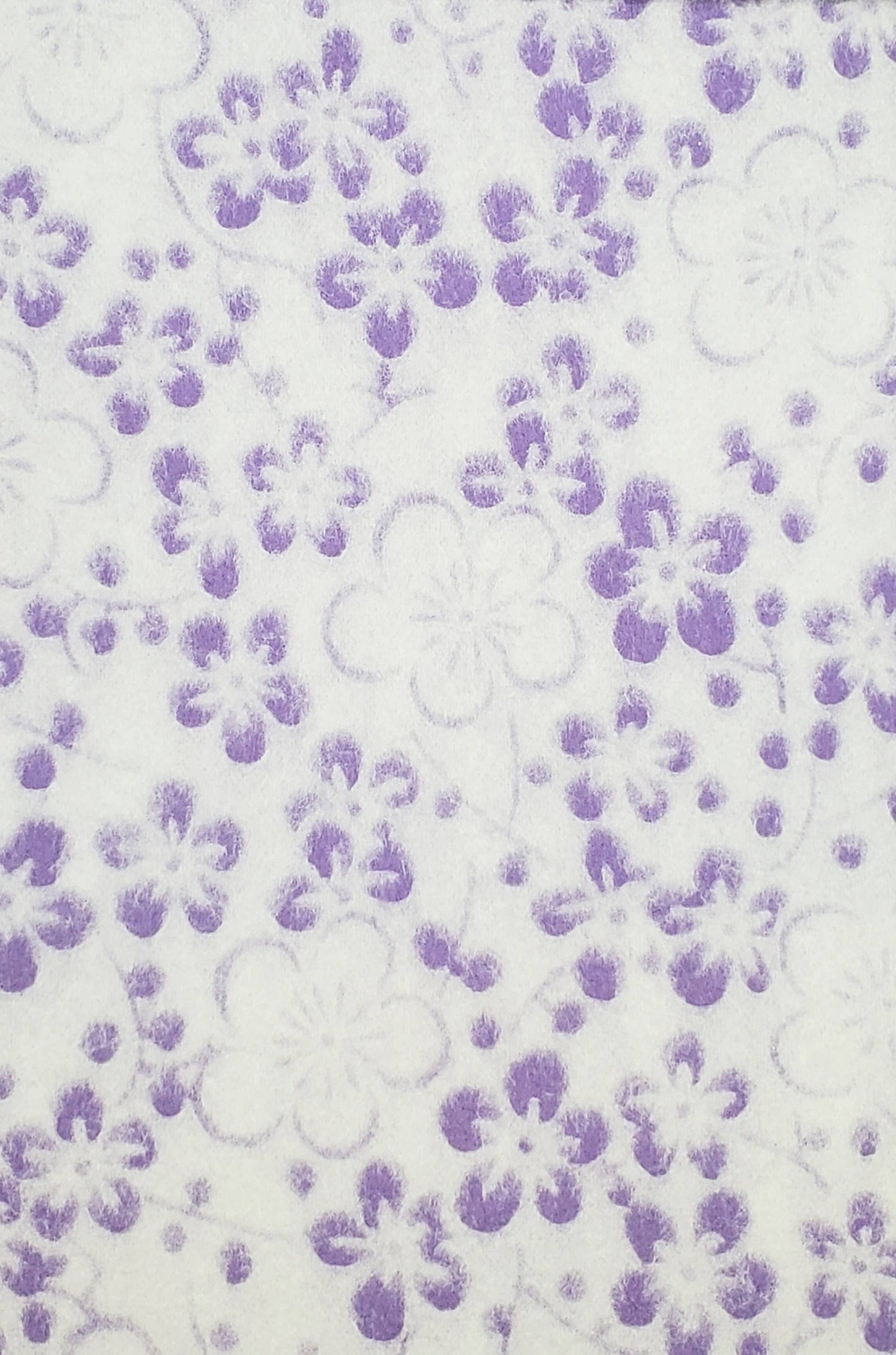 Komagami: Purple & White w/ Cherry Blossoms