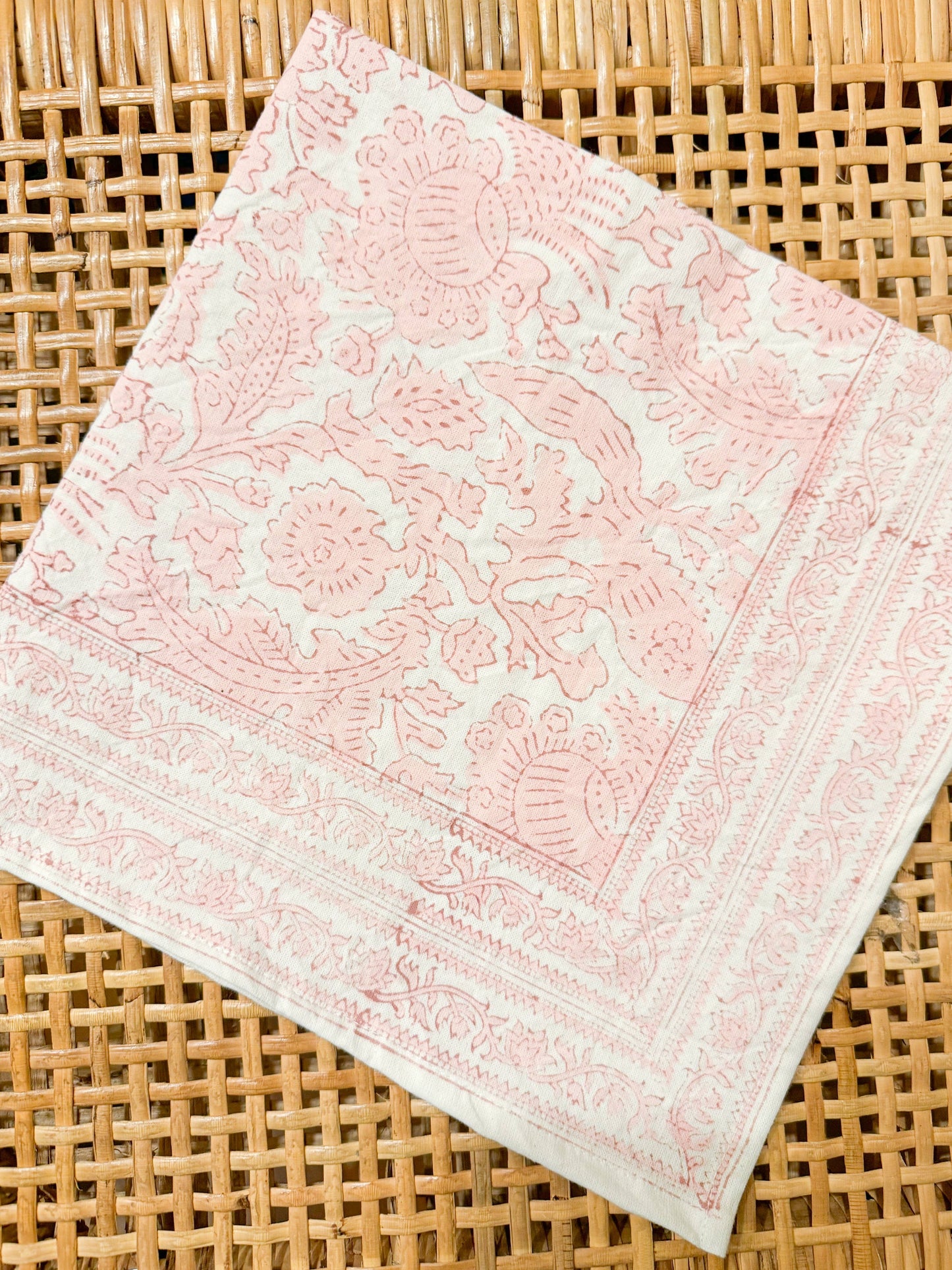 Blush Pheasant Napkins- Set of 4- 20"