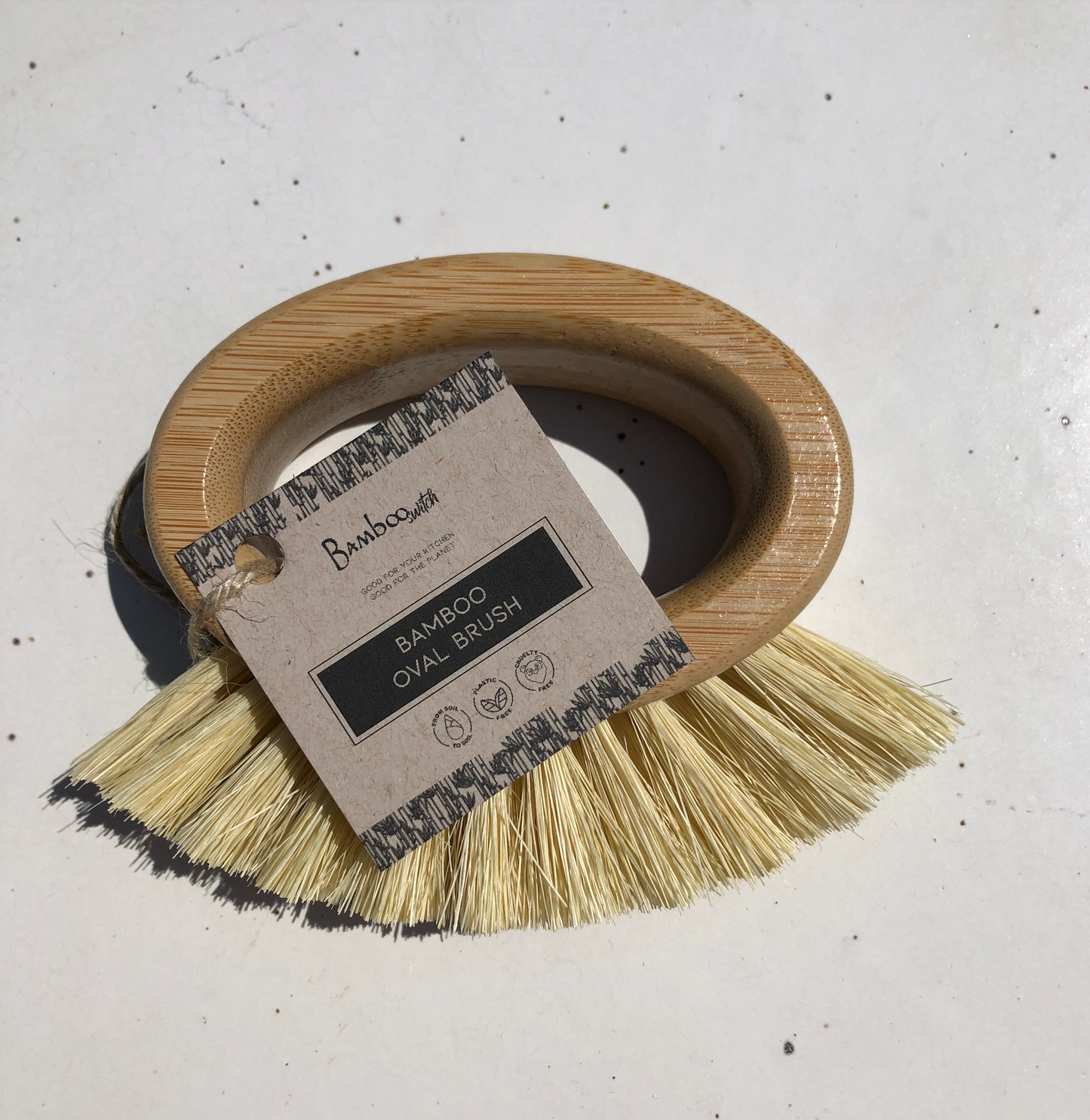 Bamboo Oval Vegetable Cleaning Brush | Kitchen Bestseller SALE‼️