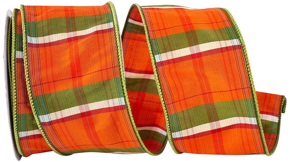 Western Tierra Grande Plaid Wired Edge, Burnt Sienna