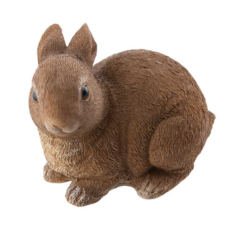 Brown Resin Bunny