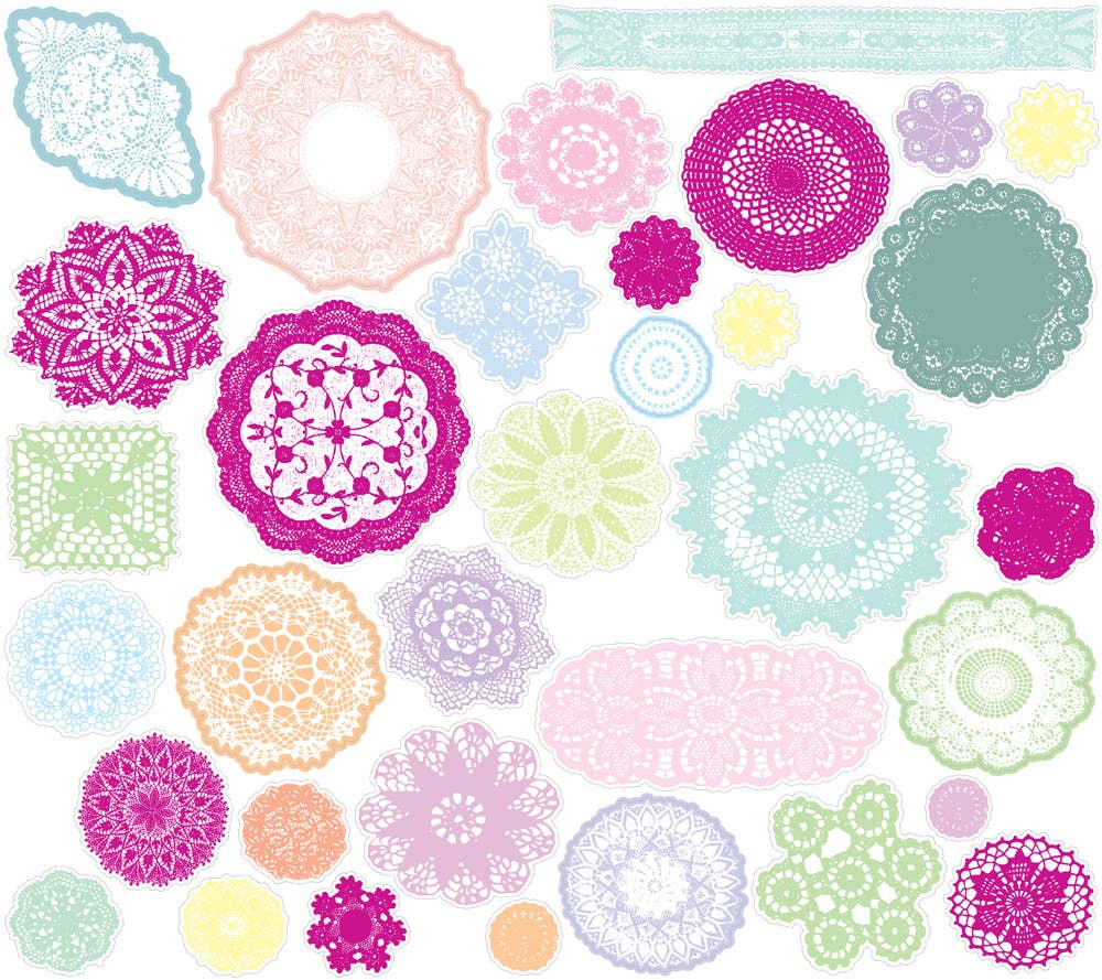 Everly Lane - Clear Lace Ephemera
