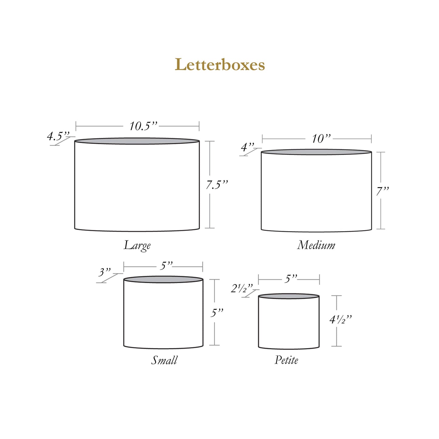 LB8603 The Chestnut Hunter Letter Box