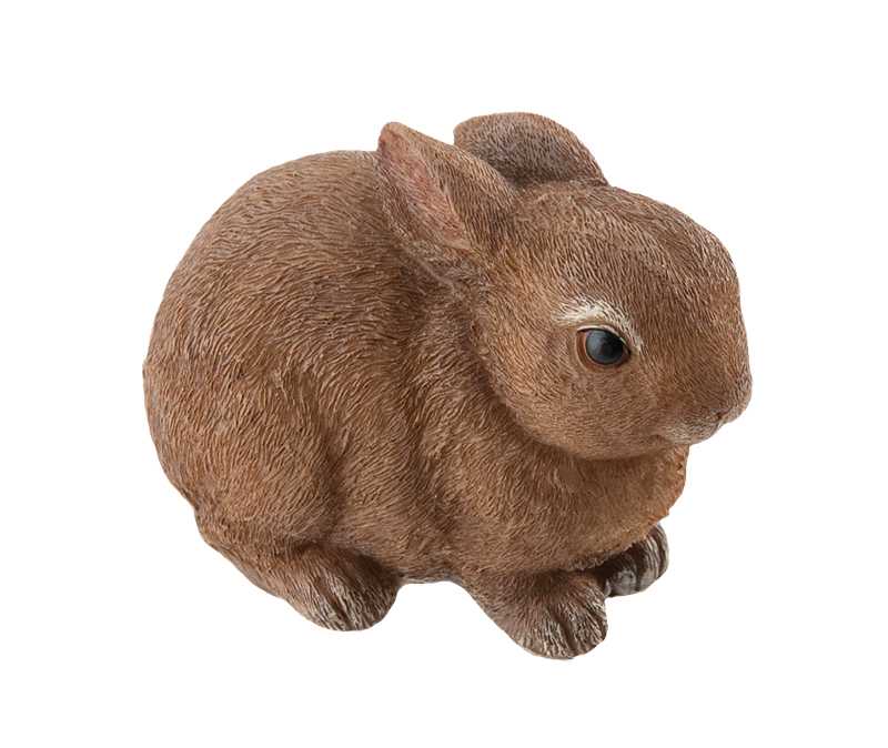 Brown Resin Bunny