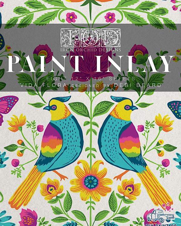 Limited Edition Vida Flora Paint Inlay