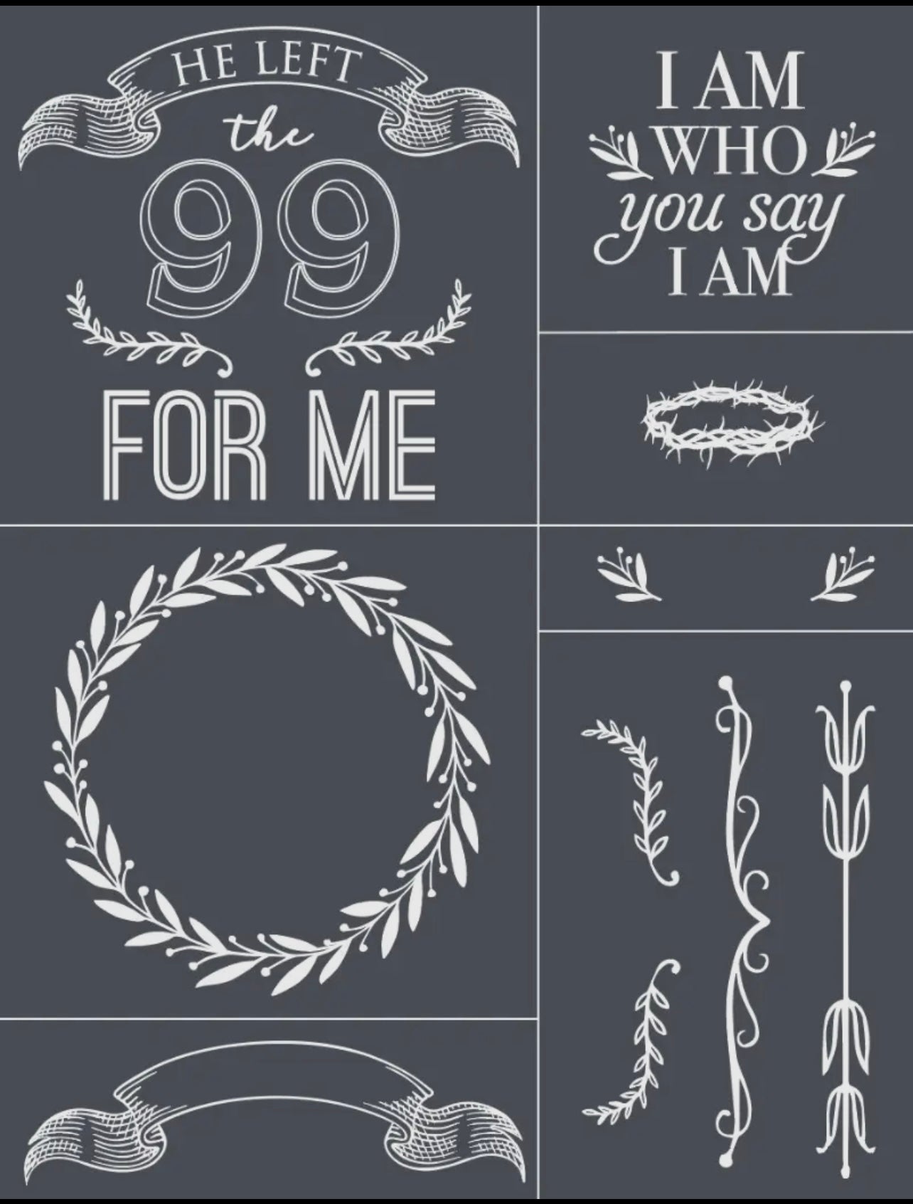 Makers Studio Adhesive Mesh Stencils