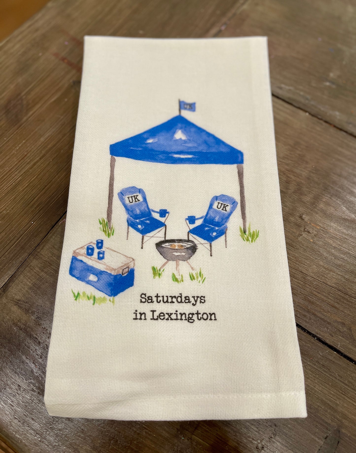 Saturdays in Lexington Dishcloth
