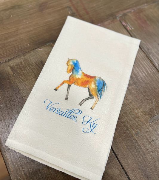 Versailles KY Horse Dishcloth