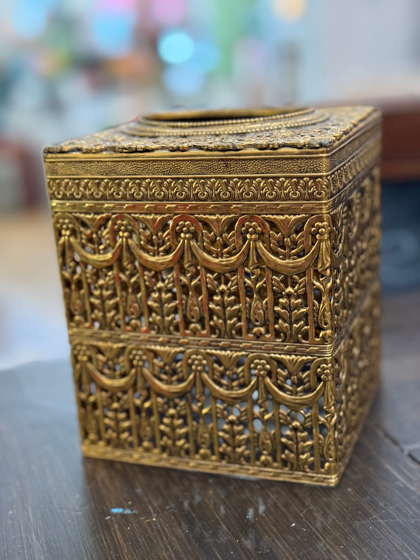 Vintage Boho Tissue Box Cover