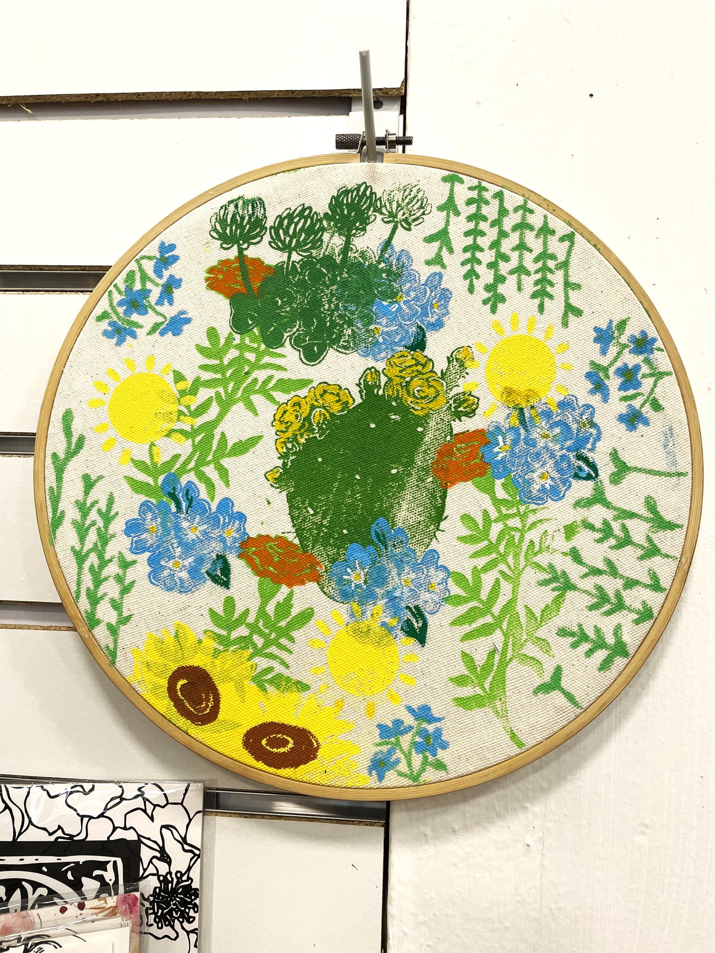 Mixed Media Floral Wall Art