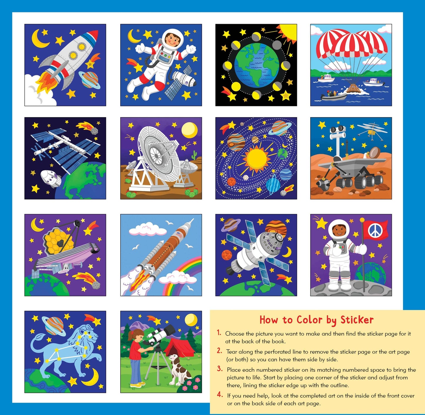 My First Color-By-Sticker Book - Outer Space