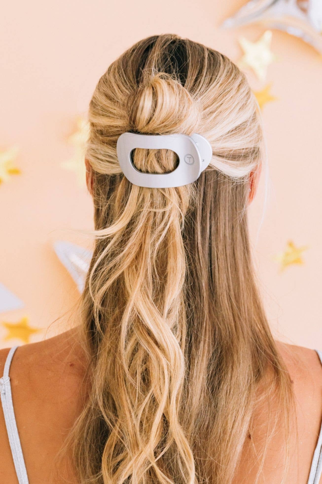 Disco Daydream Small Round Flat Hair Clip