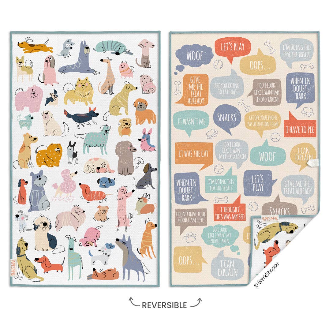 If Dogs Could Talk Microfiber Kitchen Towel SALE‼️