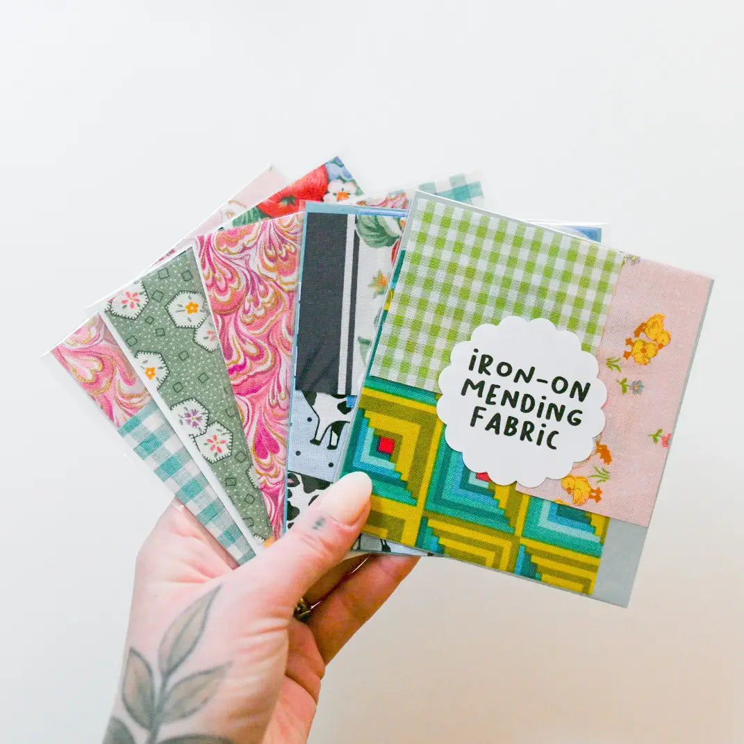 Iron-On Mending patch pack