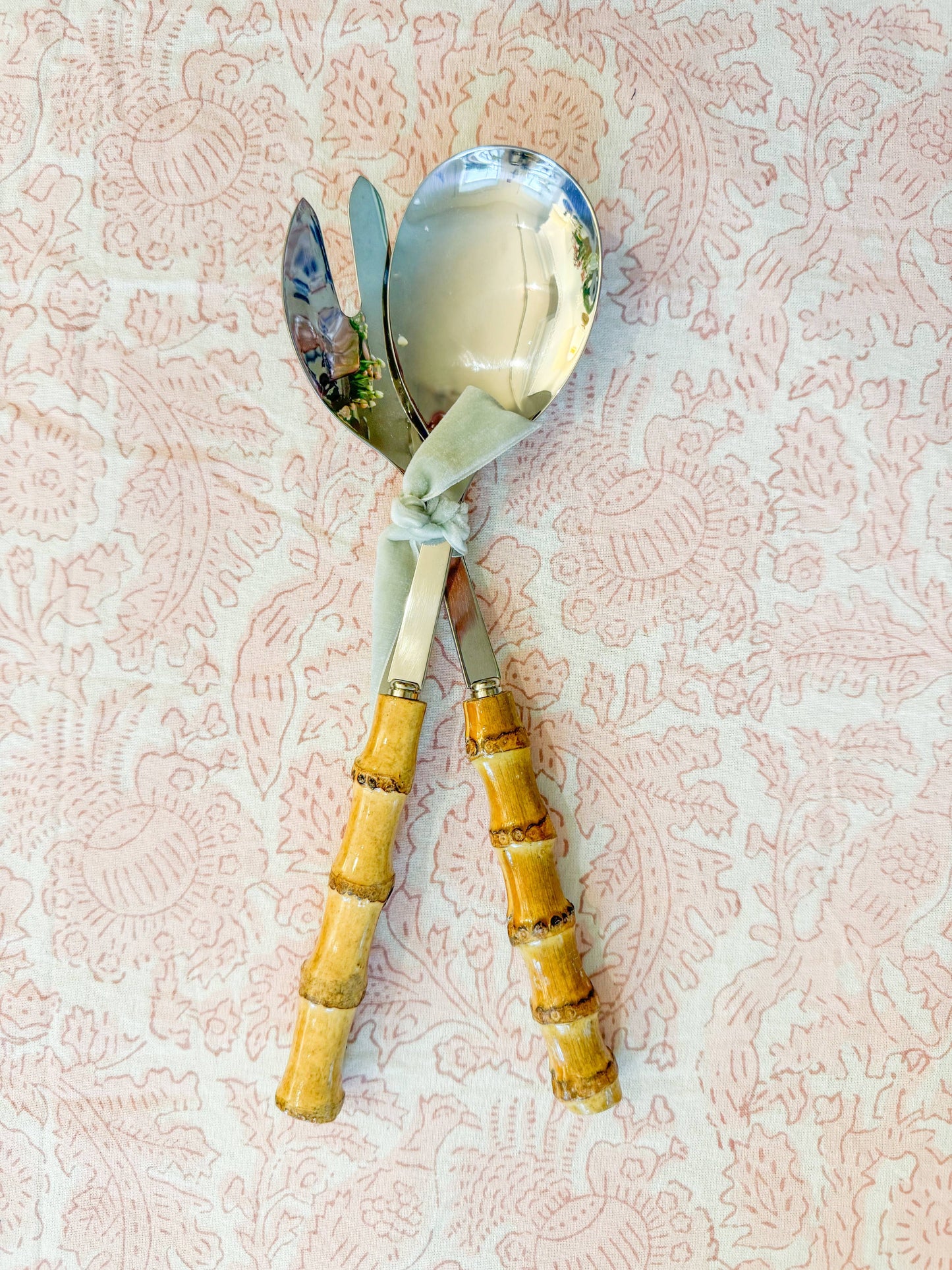 Bamboo 2pc Salad Servers