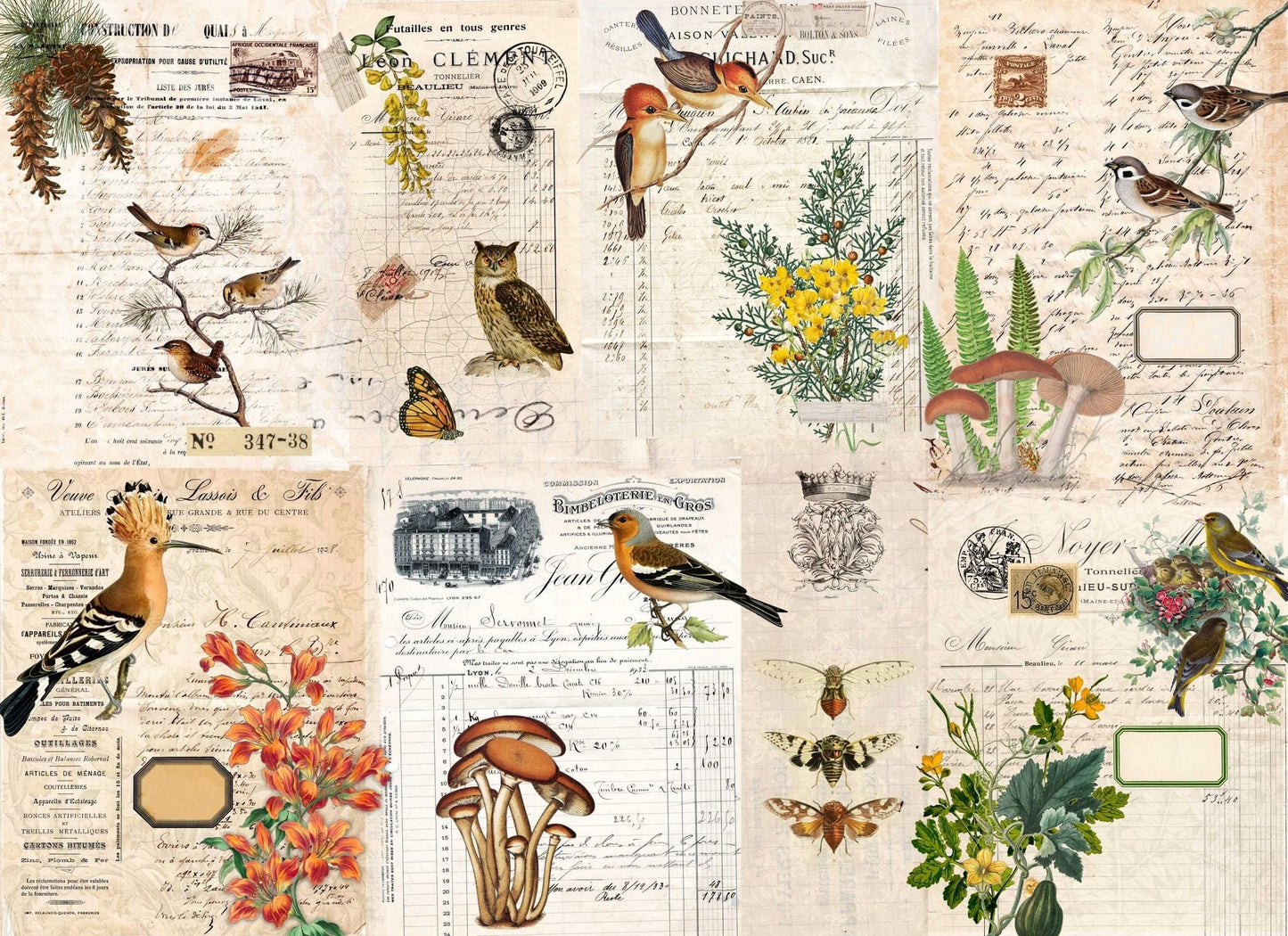 Fall Botanical Blocks