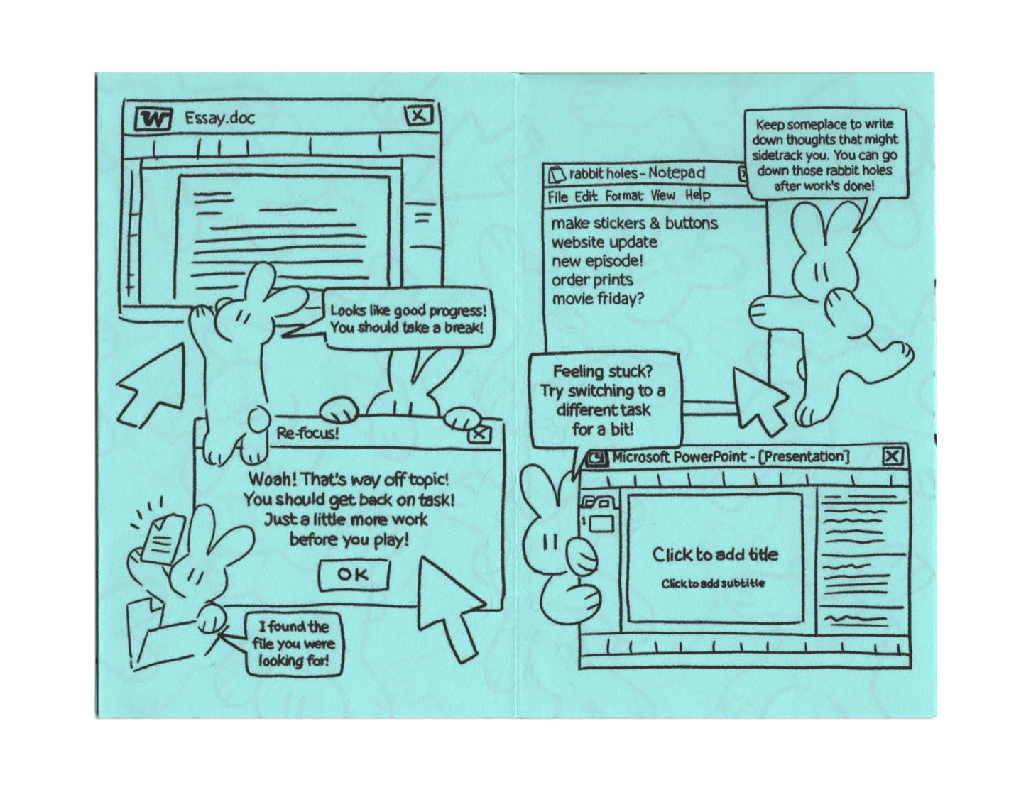 Rabbit Holes - Comic Zine