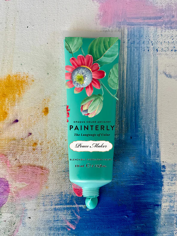 DIY Painterly Paint - Peace Maker