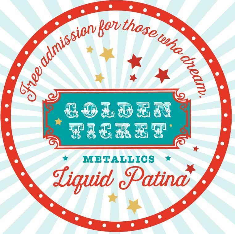 DIY Paint Finishes - Gold Liquid Patina AKA Golden Ticket