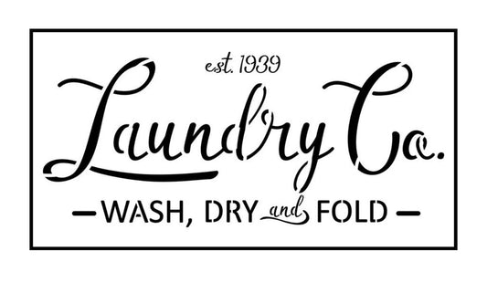 Laundry JRV Stencil