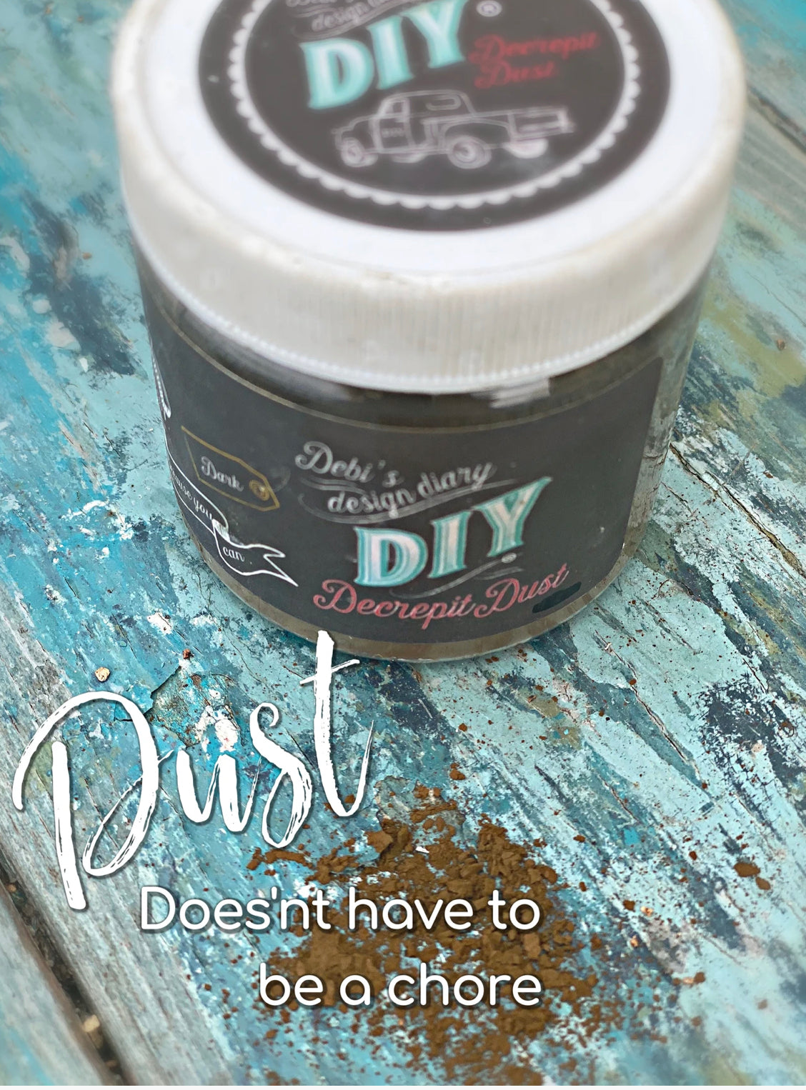 DIY Paint White Decrepit Dust