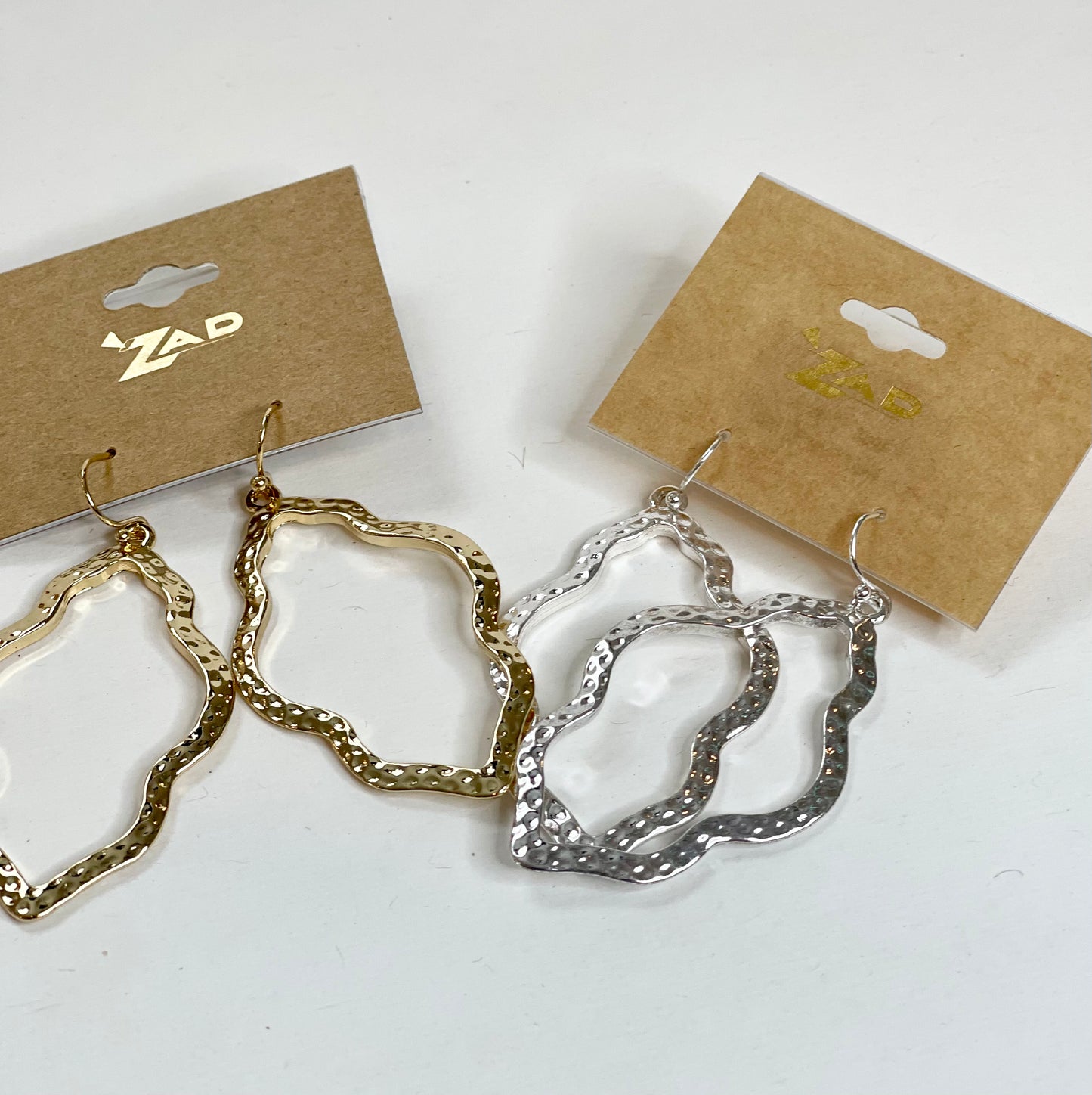 Moroccan Silver Hammered Earring