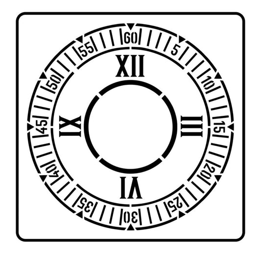 Clock JRV Stencil