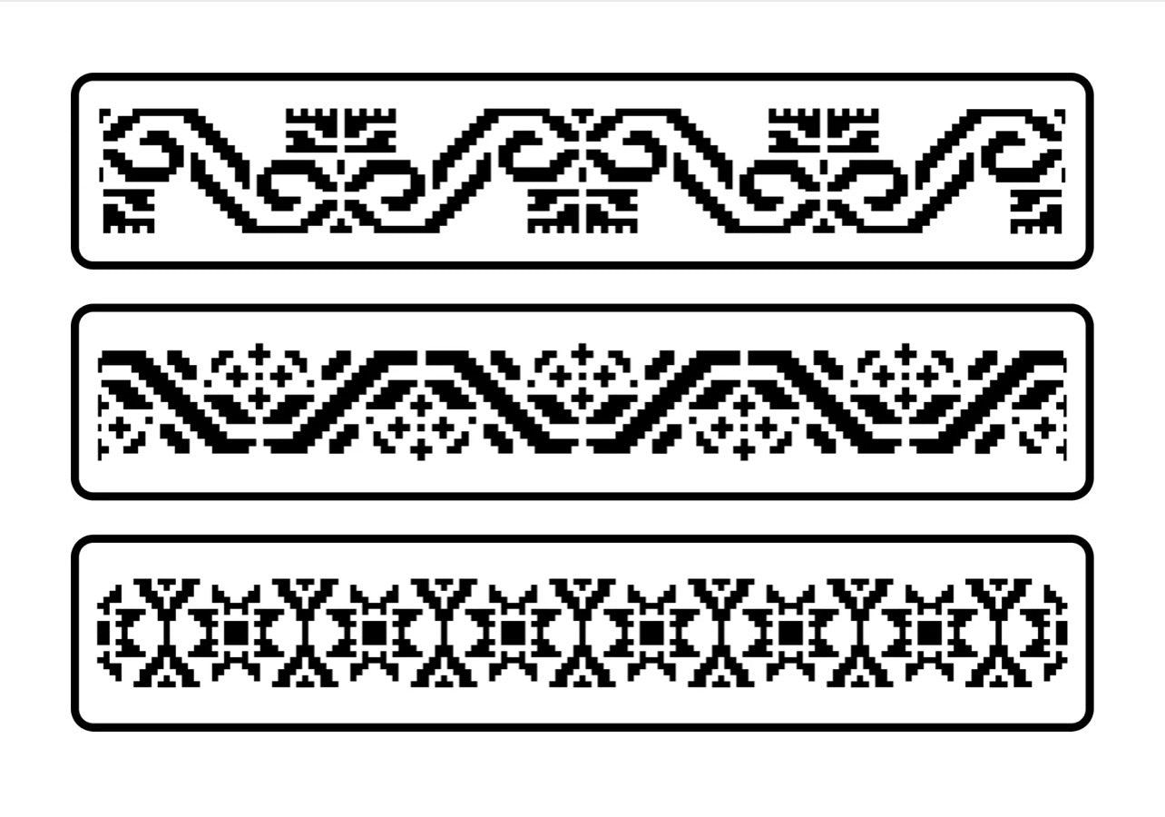Mexican Embroidery JRV Stencil