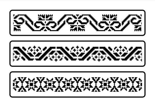 Mexican Embroidery JRV Stencil