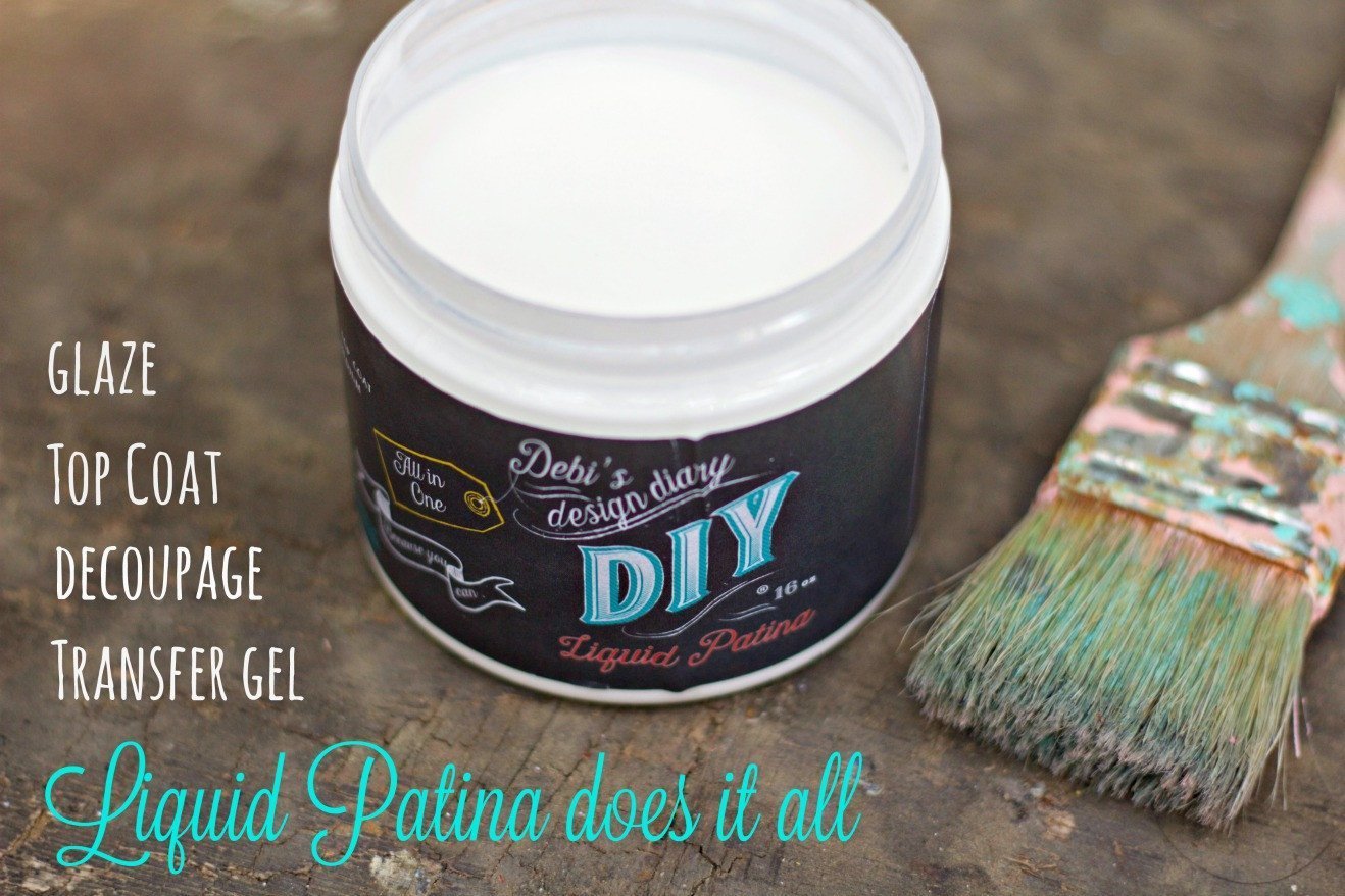 DIY Paint Finishes - Crystal Clear Chandelier Liquid Patina