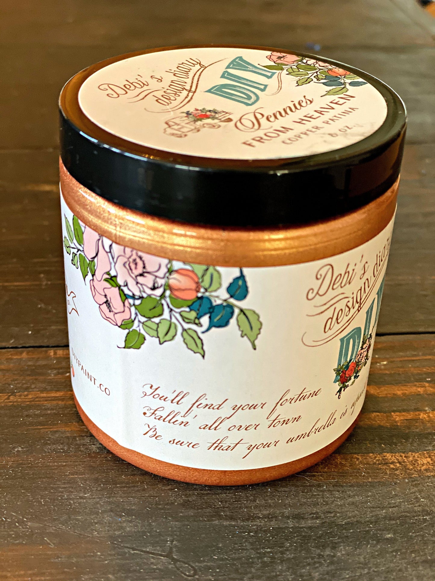 DIY Paint Finishes - Copper Liquid Patina AKA Pennies From Heaven