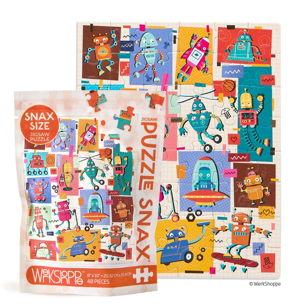 Robots | 48 Piece Piece Jigsaw Puzzle