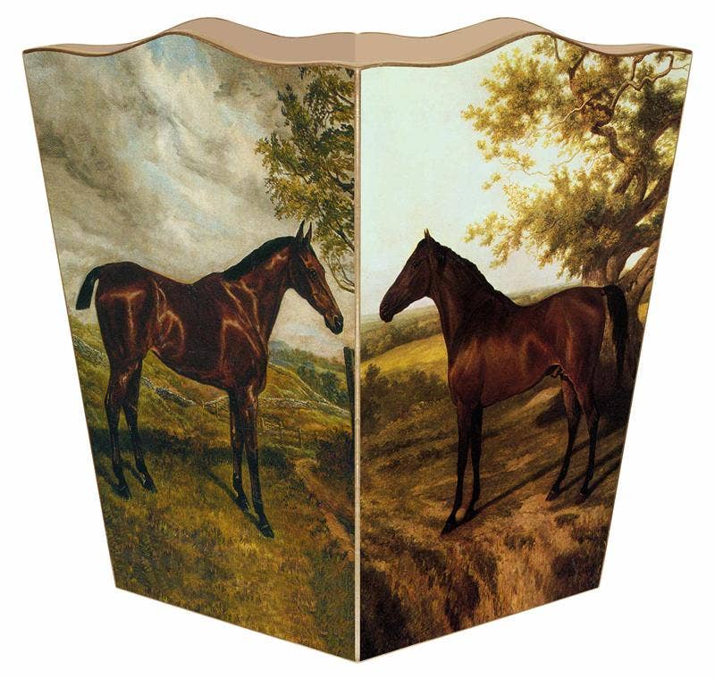 WB220-Horse Wastepaper Basket