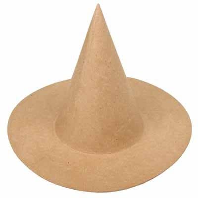 Paper Mache Witch Hat - 12-1/2" H x 16" Diameter