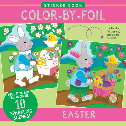 Color-By-Foil Sticker Book - Easter