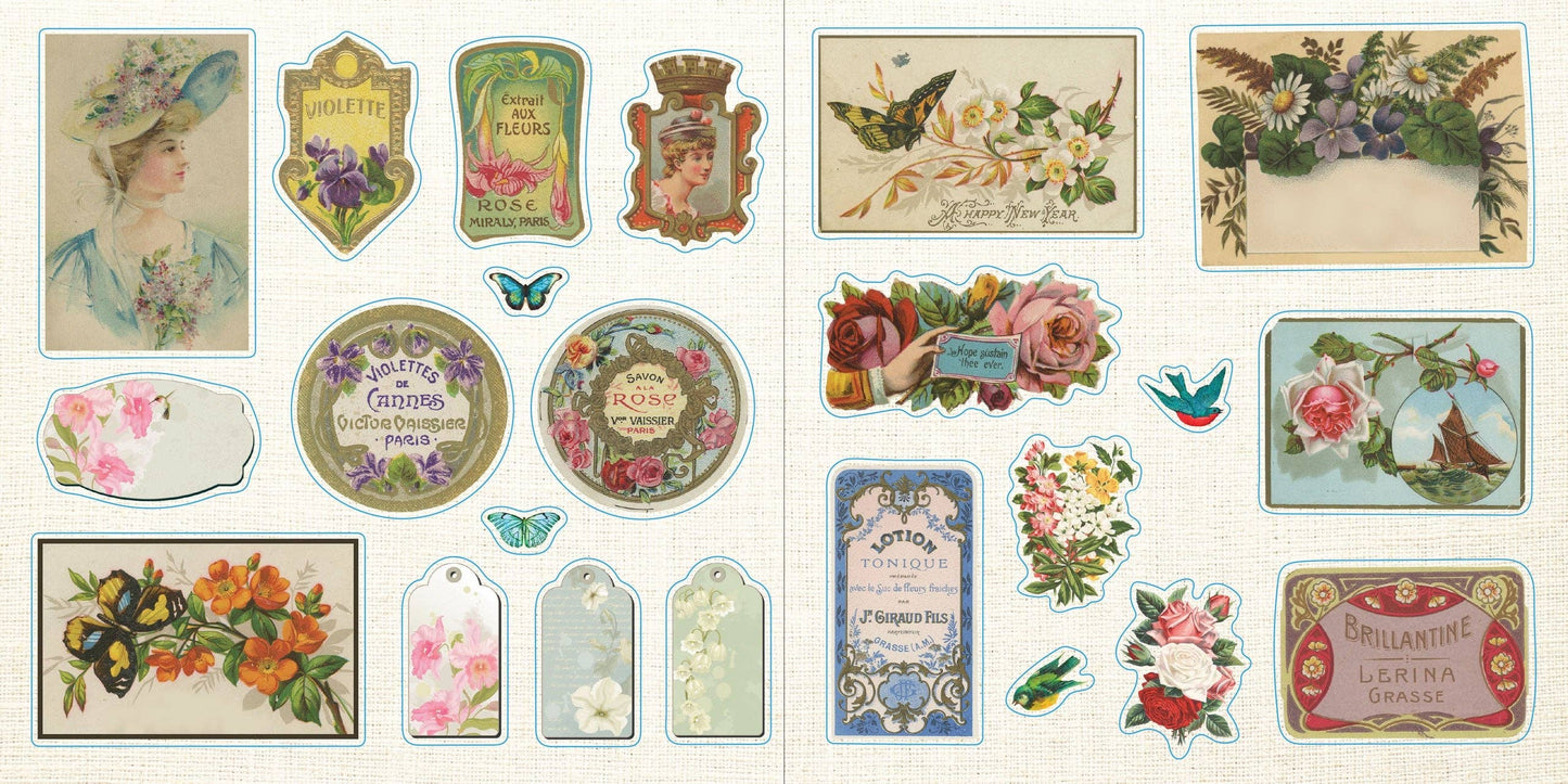 Loads of Ephemera Sticker Book (580 stickers)