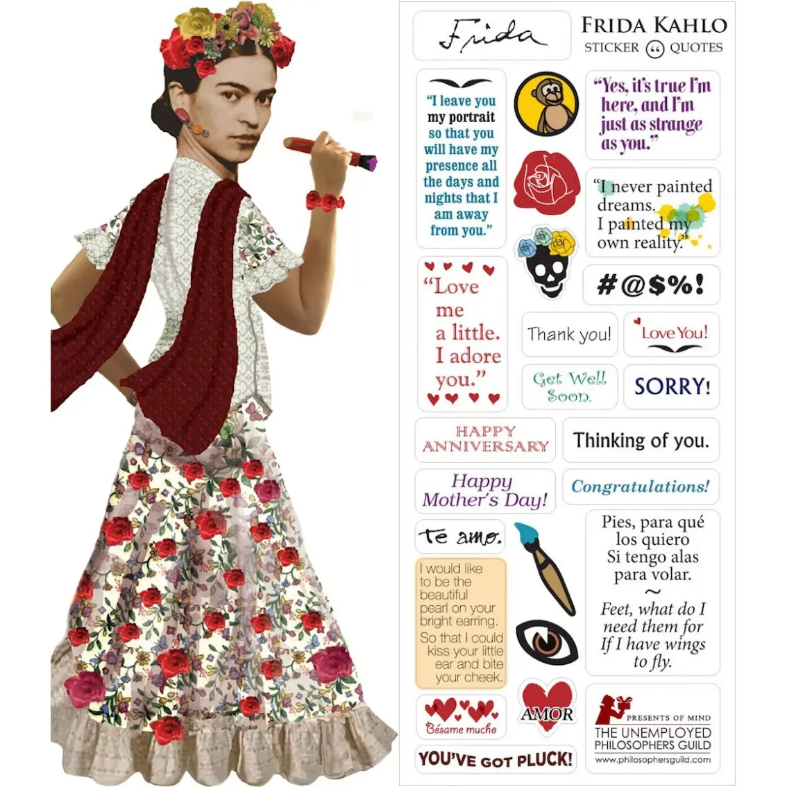 Frida Kahlo Note Card