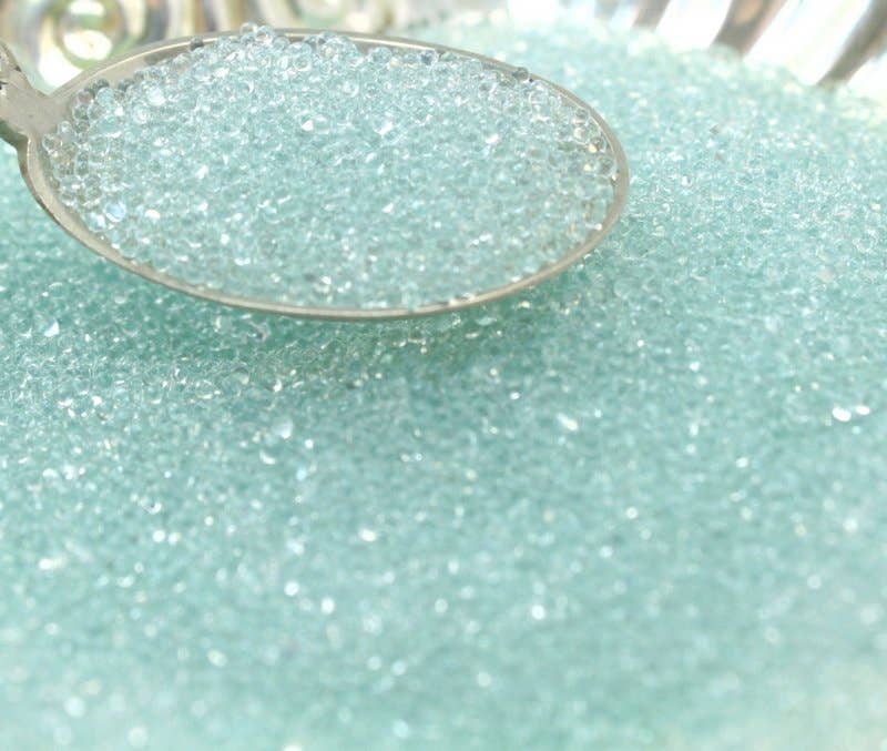 Clear Glass Deco Beads | 2 oz Jar