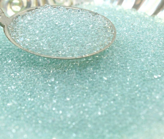 Clear Glass Deco Beads | 2 oz Jar