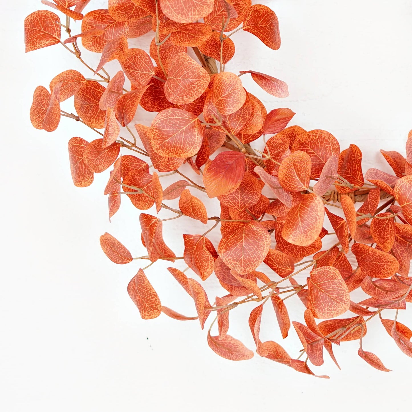 530300- 24in(10.5) Wreath-Autumn Silver Dollar Leaves